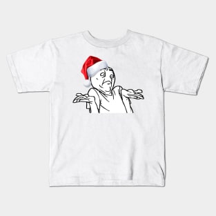 Happy holidays troll face Kids T-Shirt